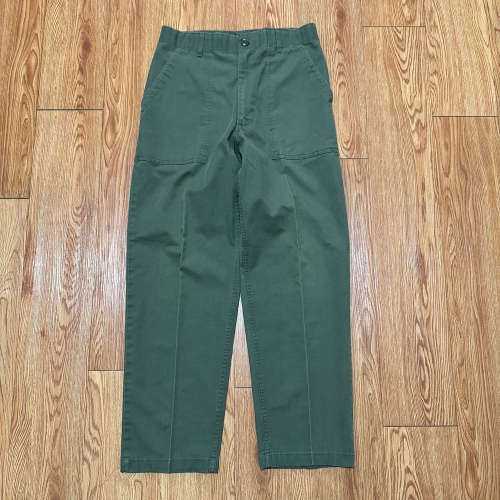 Vintage OG-507 Men's Pants Fits 30x28 Vietnam 60s Poly Durable Press